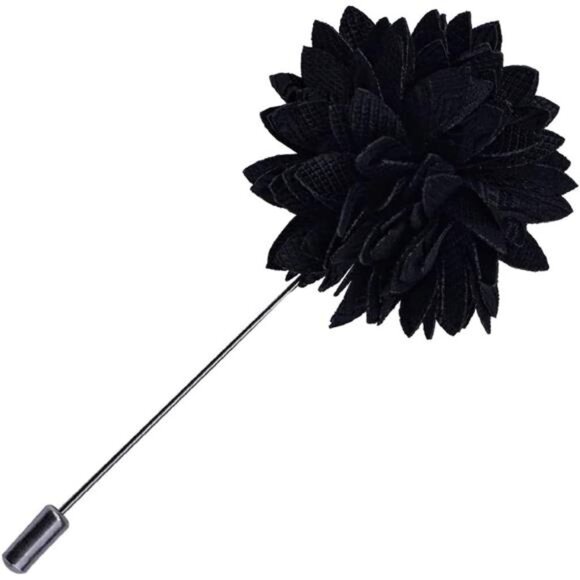 3.15"（8cm） Mens Tie and Lapel Pin Paisley Necktie Hankerchief Cufflinks Set - Picture 4 of 6